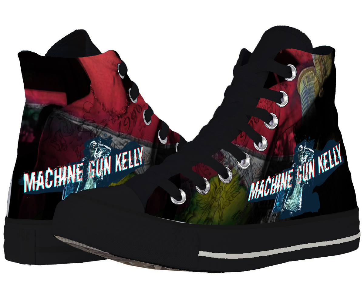 machine gun kelly EST 19XX  Breathable Lightweight Printed Canvas Shoes - $37.99+