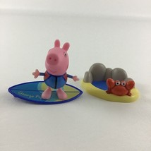 Peppa Pig Family Beach Day Playset George Surfboard Figure Vintage 2003 Jazwares - £16.24 GBP