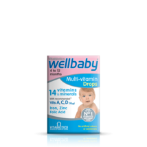 Multi-Vitamin drops, vitamin A, C and D  30 ml Wellbaby Vitabiotics - $232.96 MXN