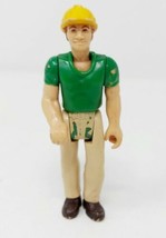 Fisher Price Adventure People Construction Worker Frank Figure Green Shi... - $3.30