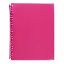 Marbig A4 Refillable 20P Insert Cover Display Book - Pink - £14.76 GBP