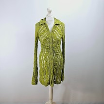 Free People Shirt Dress Green Size Small NEW - $39.85