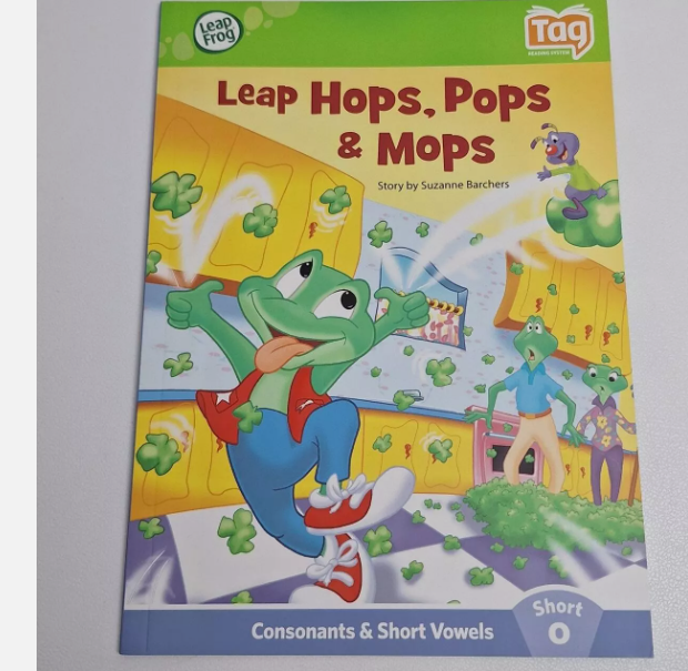 Leap Frog Tag Leap Hops, Pops &amp; Mops Game Book - $2.99