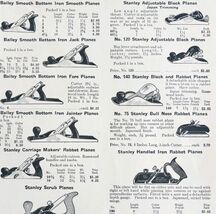 1922 N.T. Bushnell Block Planes Tool Advertisement Catalogue Hardware DWA21 - €21,45 EUR