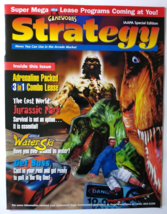 Sega Strategy Magazine Jurassic Park House Of The Dead Horror Retro Arcade Game - £6.65 GBP