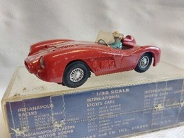 Vintage Louis Marx #114 Red Ferrari GT-250 1:32 Slot Car Racer 1960'S Untested - £79.89 GBP