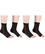 MojaSports Ankle Compression Sleeves Plantar Fasciitis Foot Socks Arch S... - $20.30 CAD