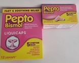 Pepto-Bismol 5 Symptom Digestive Relief Caplets, 24 Ct, EXP: 08/25 12 Li... - $17.81