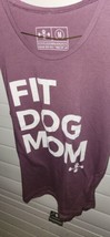 Fit Dog Mom Active Pups Womens Medium Purple Tank Top - $12.99