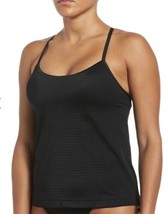 NWT Women’s Nike Swim Essential Layered Tankini, Size Small, Black - £48.12 GBP