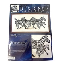 Counted Cross Stitch Kit Zebra 2608 Ken Lilly Nature&#39;s Window Needlepoint - £13.15 GBP