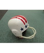 Vintage Kent football helmet 4109 medium red stripes blue stars white he... - $1,332.57 MXN