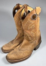 Justin Western Cowboy Boots Men&#39;s Size 8 D Style 2676 Brown - $39.59