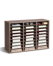 VEVOR Literature Organizer, 27 Compartments, Mailbox with Removable Shelves - $79.99