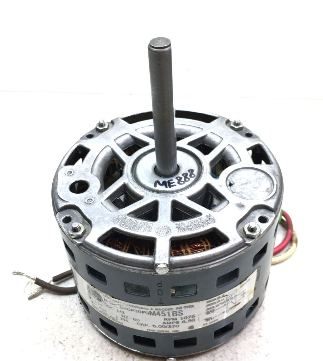 GE 5KCP39FGM451BS 1/3HP 1075RPM 115V Blower Motor M16 used #ME888 - $100.00