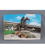 Vintage Postcard - The Pony Express Statue Sacramento - Dexter Press - $20.37 CAD