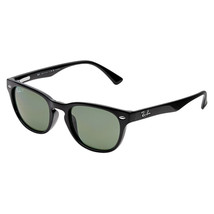 Ray-Ban RB4140 Black Crystal Green Polarized Sunglasses - $153.84