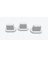 10x Clips For BMW Boot Trunk Trim Grommet Insert Plug 51131840154 White ... - $361.07 MXN