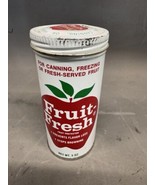 Vintage Fruit Fresh Tin Can Spice Container 5 Oz Apple Farmhouse Kitchen... - $13.84 CAD