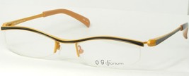 Ogi Titanium Mod 5409 1112 Black /ORANGE Eyeglasses Glasses 51-19-140mm Japan - £40.88 GBP