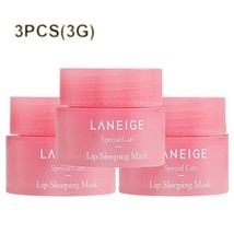 3pcs Berry Lip Blam Korea 3g Sleep Mask Night Care Hydrated Maintenance Laneige  - £51.86 GBP