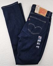 Levis 511 Slim Fit Mens Jeans Stretch 34x36 Blue Dark Wash Denim Cotton ... - $44.54
