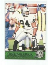 Charles Woodson (Oakland Raiders) 2000 Pacific Football Card #281 - £3.98 GBP