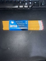 Vintage 1998 Sanford American Pencils No.2 Anti Smudge Eraser Made USA 1... - $94.23 MXN