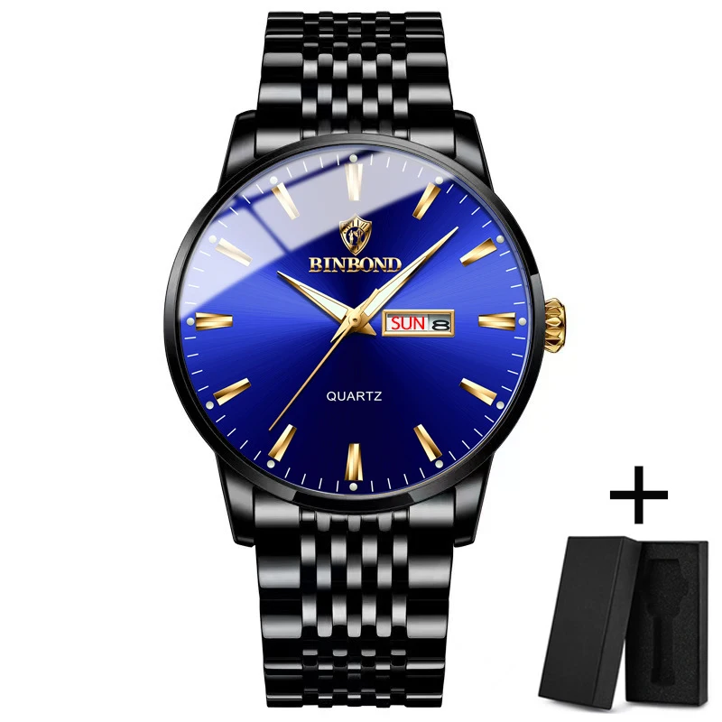 Binbond Business  for Men with Free Shipping Waterproof Simple  Clic Male   Masc - £95.49 GBP
