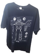 Power Rangers Shirt Tee Mens Size XL Black Fruit of the Loom - $5.51