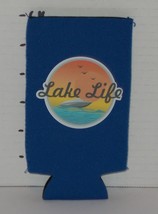 Lake Life Blue orange yellow drink Can koozy coozy Koozie Insulator - $4.90