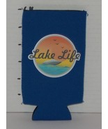 Lake Life Blue orange yellow drink Can koozy coozy Koozie Insulator - $6.86 CAD