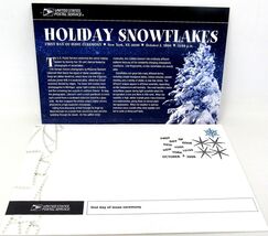 Snowflakes Stamp First Day Issue Oct 5 2006 Holiday Steller Dendrite 39 ... - $10.88