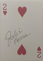 Actress Julie Harris signed playing card - £39.09 GBP
