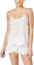 Linea Donatella Womens Festival Embroidered Cotton Top Size Small Color White - £37.95 GBP