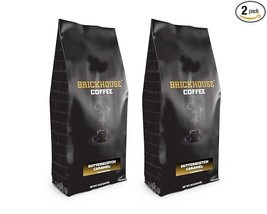 Brickhouse Ground Coffee, Dark Roast, 2 bags, 12 oz each (Butterscotch Caramel) - £14.35 GBP