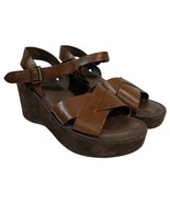 Kork Ease Sandal Womens 10 Ava 2.0 Leather Platform Wedge Strappy Open T... - $29.69