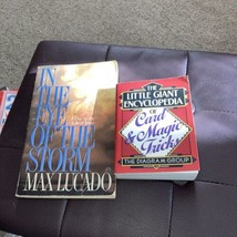 Lot Of2 Books In The Eye Of The Storm &amp; The Little Giant Encyclopedia Of Card &amp; - £4.71 GBP