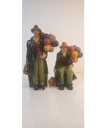 Pair of Vintage Chalkware Balloon Seller Figurines - €23,78 EUR