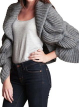 Vertigo BonBon Cardigan Small / Medium Grey 2 4 6 8 Cropped $260 Bolero ... - £59.14 GBP