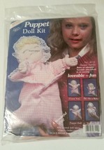 PUPPET DOLL or Stuffed Doll Kit Pink 14&quot; by Suzanne McNeill Needlework &amp;... - $9.47