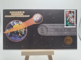 Us First Day Cover 1994 Soccer&#39;s World Championship Special Cachet 10,000 Issued - £6.16 GBP