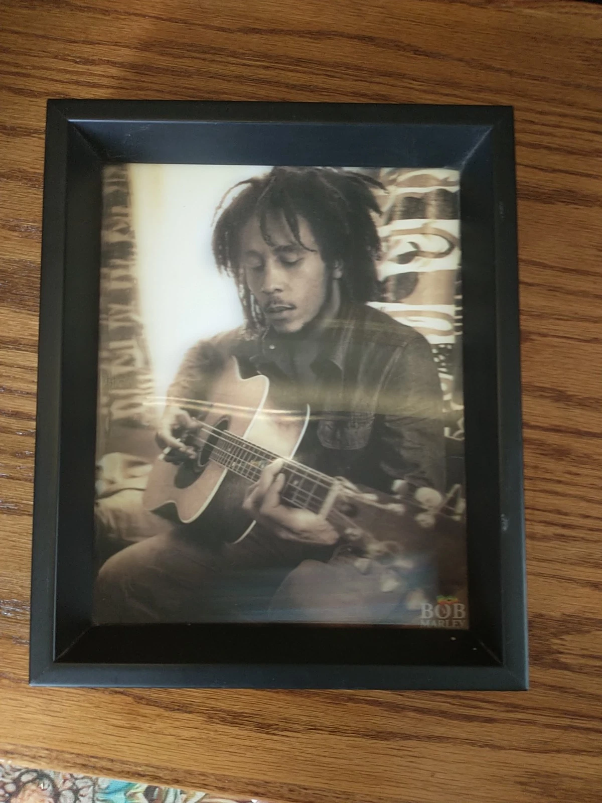 Bob Marley 3D Hologram Lenticular 9.5 x 11.5&quot; Framed - $21.08 CAD