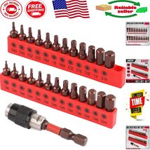 Comprehensive Hex Bit Set - 25-Piece with Strong Magnetic Tips for Preci... - $23.90 CAD