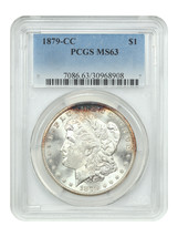 1879-CC $1 Pcgs MS63 - £7,191.68 GBP
