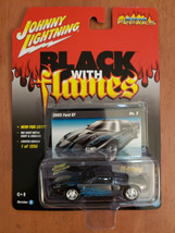 Johnny Lightning Black with Flames 2005 Ford GT - $9.99