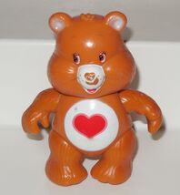 Vintage 2003 Play Along CARE BEARS Tenderheart bear Poseable - $14.80