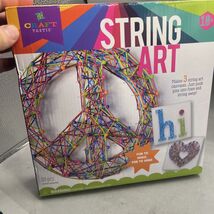 Craft-tastic String Art Kit Includes Everything Needed to Complete 3 Pro... - $14.85