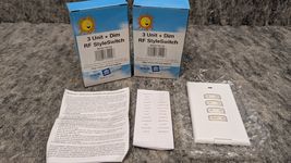 LoT of 2 - 3 Unit + Dim RF Style Switch SS13A - X10 Powerhouse New - $14.99