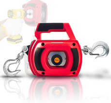Portable Drill Winch1000Lb, 40FT Alloy Steel Wire Rope,Drill Powered Win... - $211.34